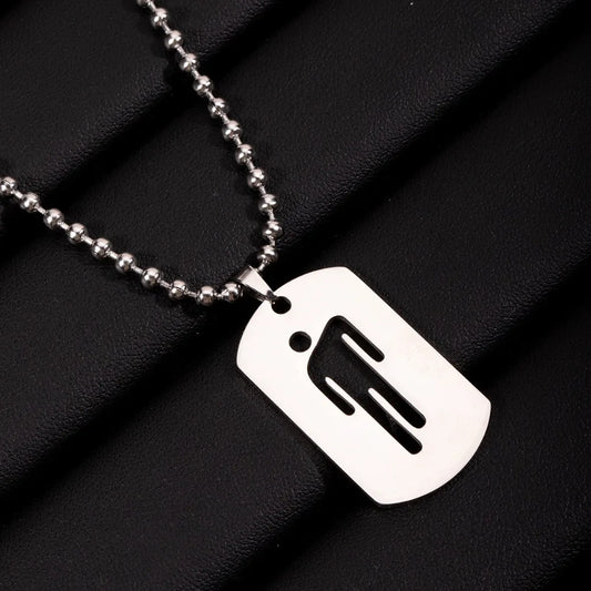 New Fashion Tilting Head Little Person Tag Pendant Necklace – Hip Hop Jewelry for Men & Women