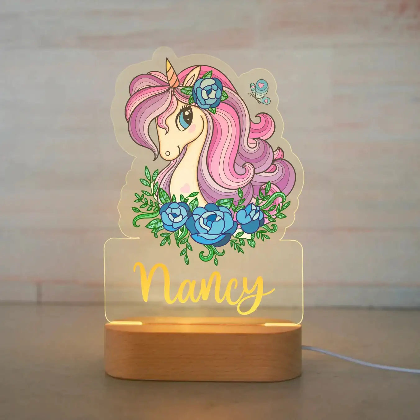 Personalized Animal Night Light – Custom Name Acrylic Lamp for Kids & Baby Room Décor - Image 16