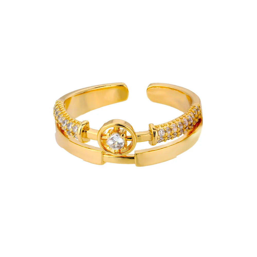 Classic Twist Chain Open Rings for Women - Image 16