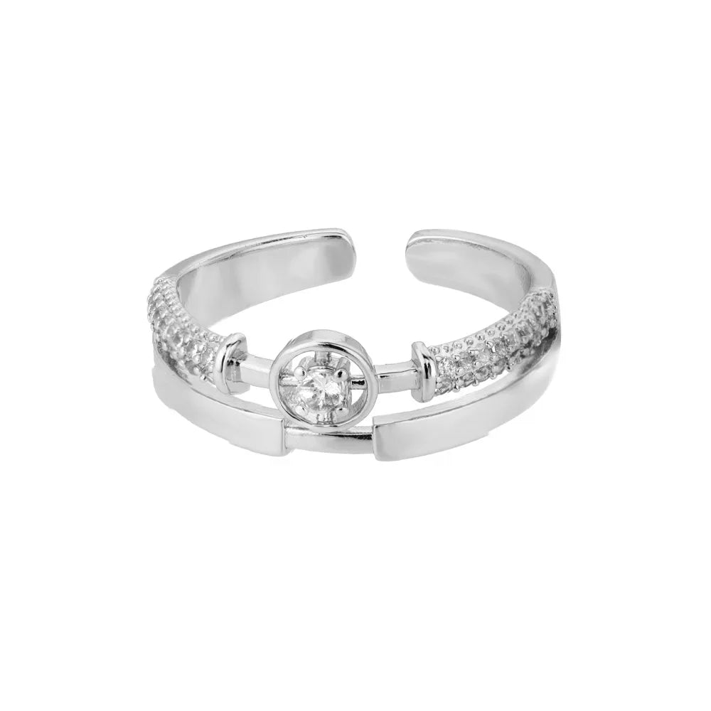 Classic Twist Chain Open Rings for Women - Image 12