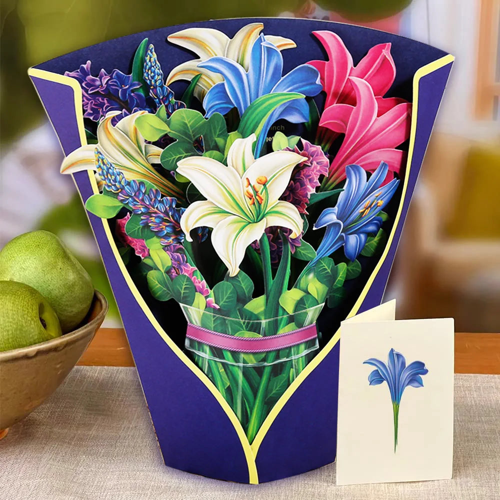 3D Pop-Up Flower Greeting Cards – Handmade Cards for All Occasions - Image 23