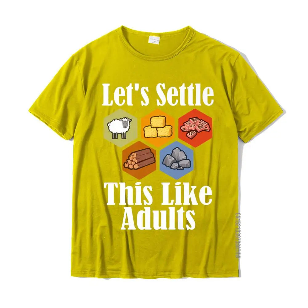 Settlers Board Game Night T-Shirt – "Sheep, Ore & Longest Road" Funny Premium Tee for Men - Image 4