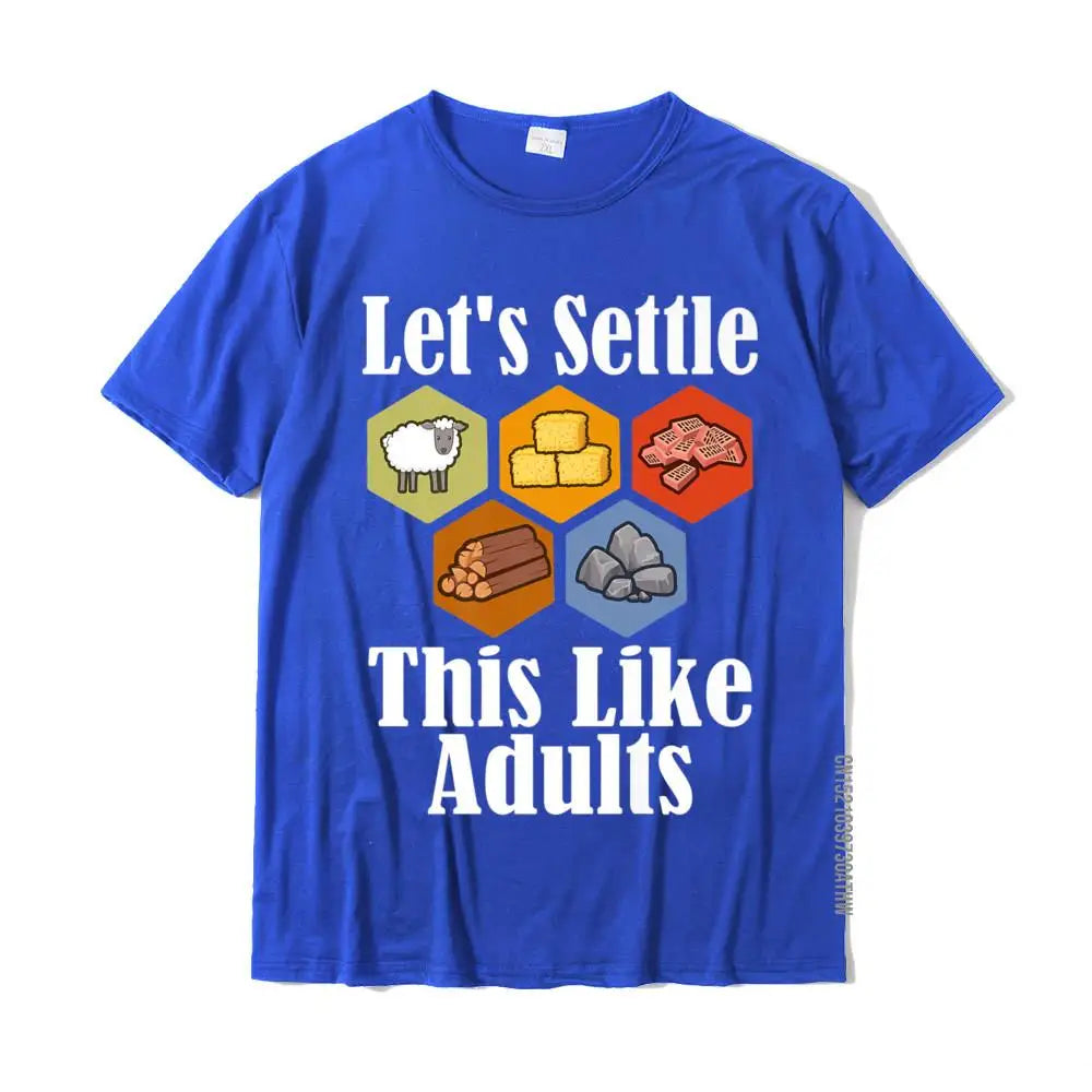 Settlers Board Game Night T-Shirt – "Sheep, Ore & Longest Road" Funny Premium Tee for Men - Image 5