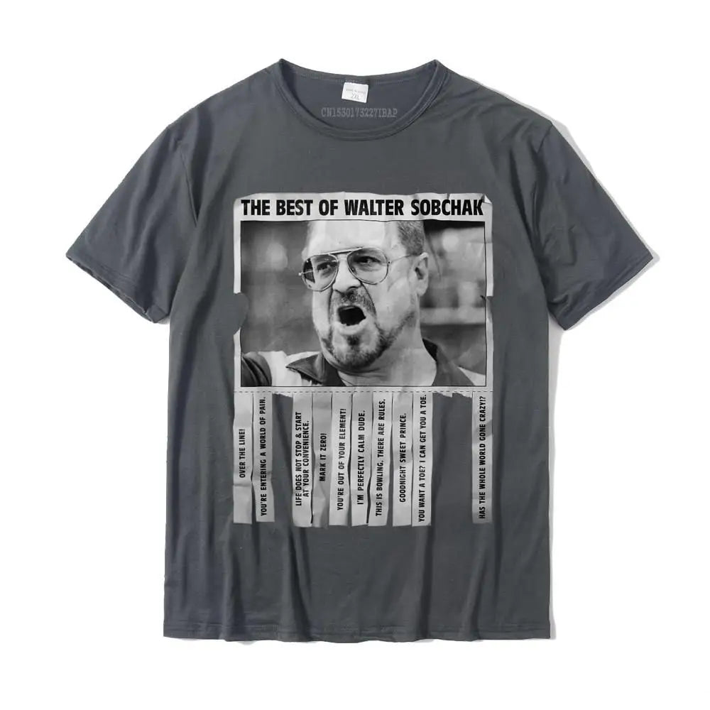 The Big Lebowski "Walter Sobchak Quotes" T-Shirt – Slim Fit Cotton Tee for Men - Image 8