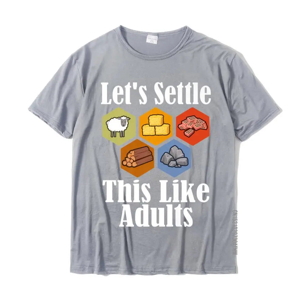Settlers Board Game Night T-Shirt – "Sheep, Ore & Longest Road" Funny Premium Tee for Men - Image 8