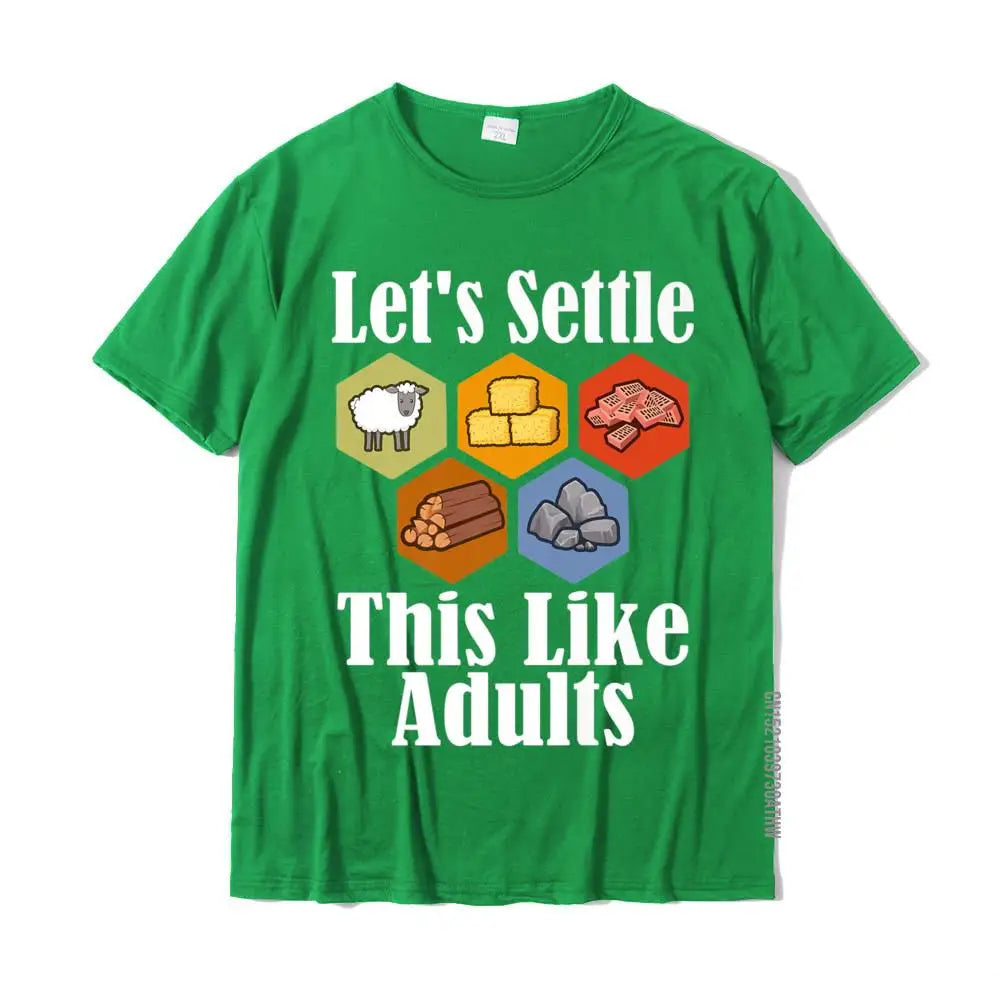 Settlers Board Game Night T-Shirt – "Sheep, Ore & Longest Road" Funny Premium Tee for Men - Image 9