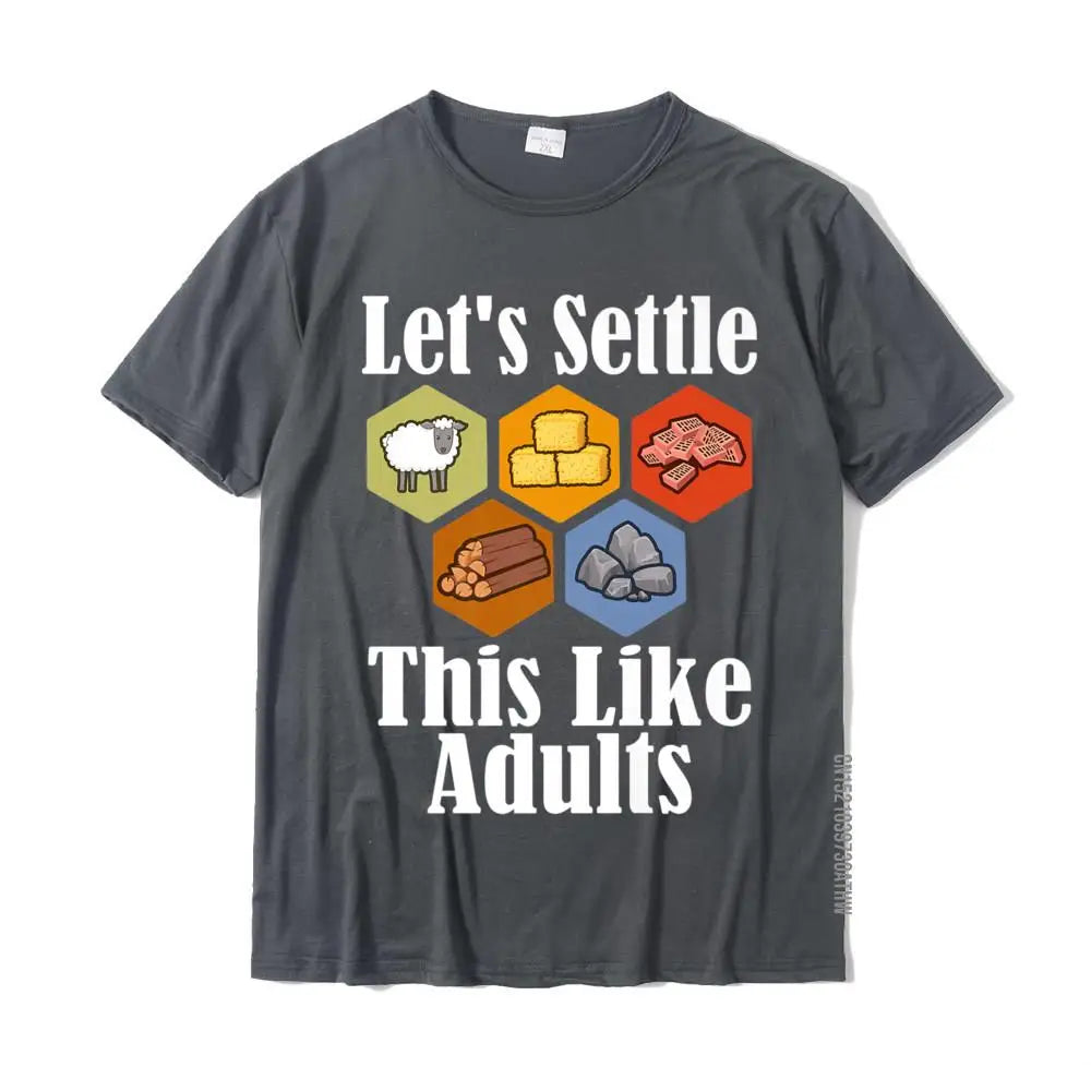 Settlers Board Game Night T-Shirt – "Sheep, Ore & Longest Road" Funny Premium Tee for Men - Image 11