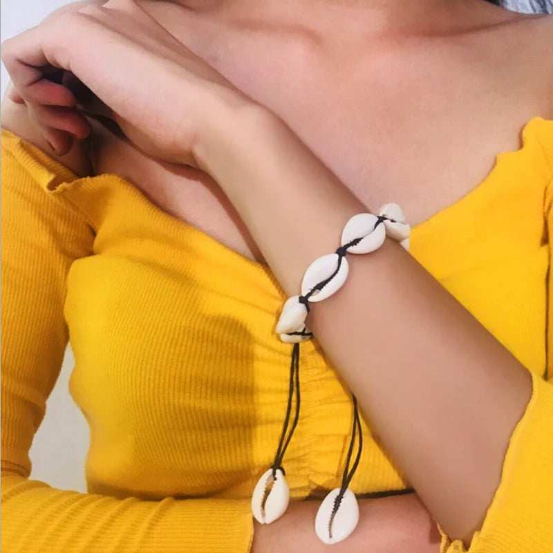 Bohemian Shell Cowrie Choker Necklace – Vintage Summer Beach Jewelry for Women & Girls - Image 5