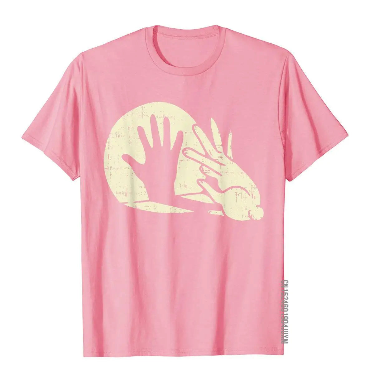 Funny Rabbit Shadow Play T-Shirt – Bunny Lover Pun Tee for Men - Image 8