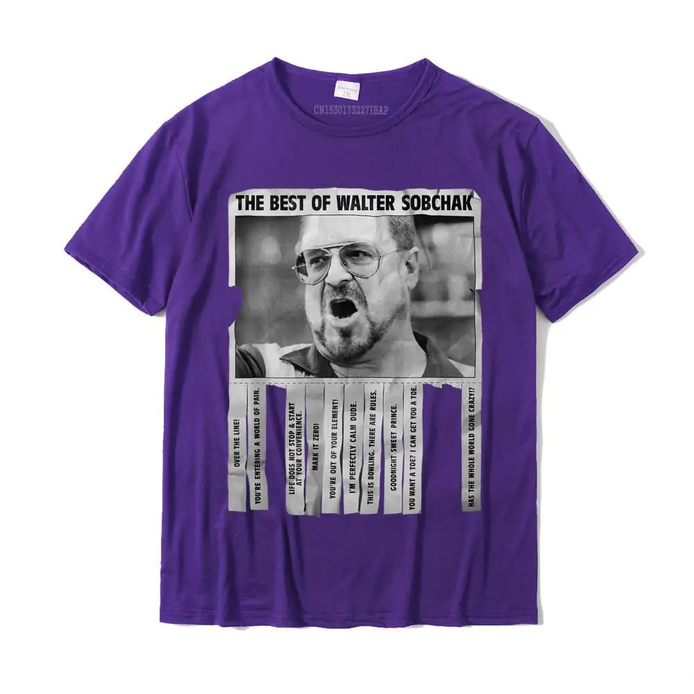The Big Lebowski "Walter Sobchak Quotes" T-Shirt – Slim Fit Cotton Tee for Men - Image 9