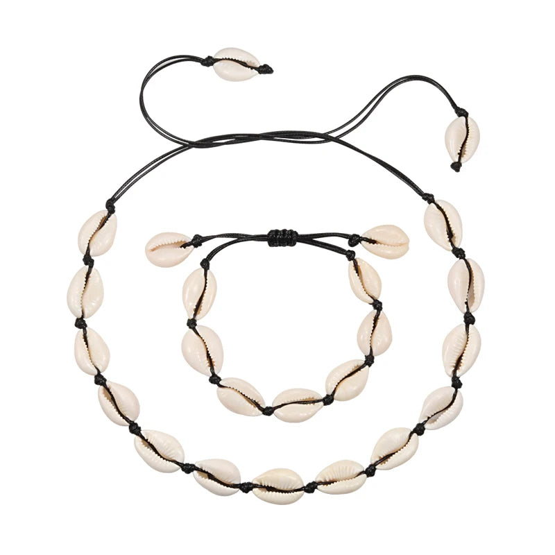 Bohemian Shell Cowrie Choker Necklace – Vintage Summer Beach Jewelry for Women & Girls - Image 7