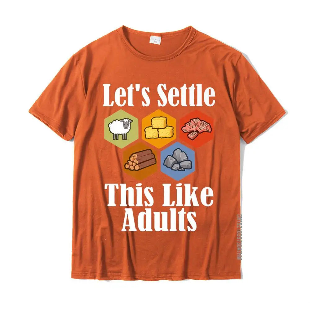 Settlers Board Game Night T-Shirt – "Sheep, Ore & Longest Road" Funny Premium Tee for Men - Image 2