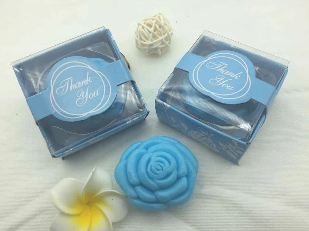 Mini Rose Handmade Soap Gifts – 10PCS for Guests, Bridesmaids & Party Souvenirs - Image 8