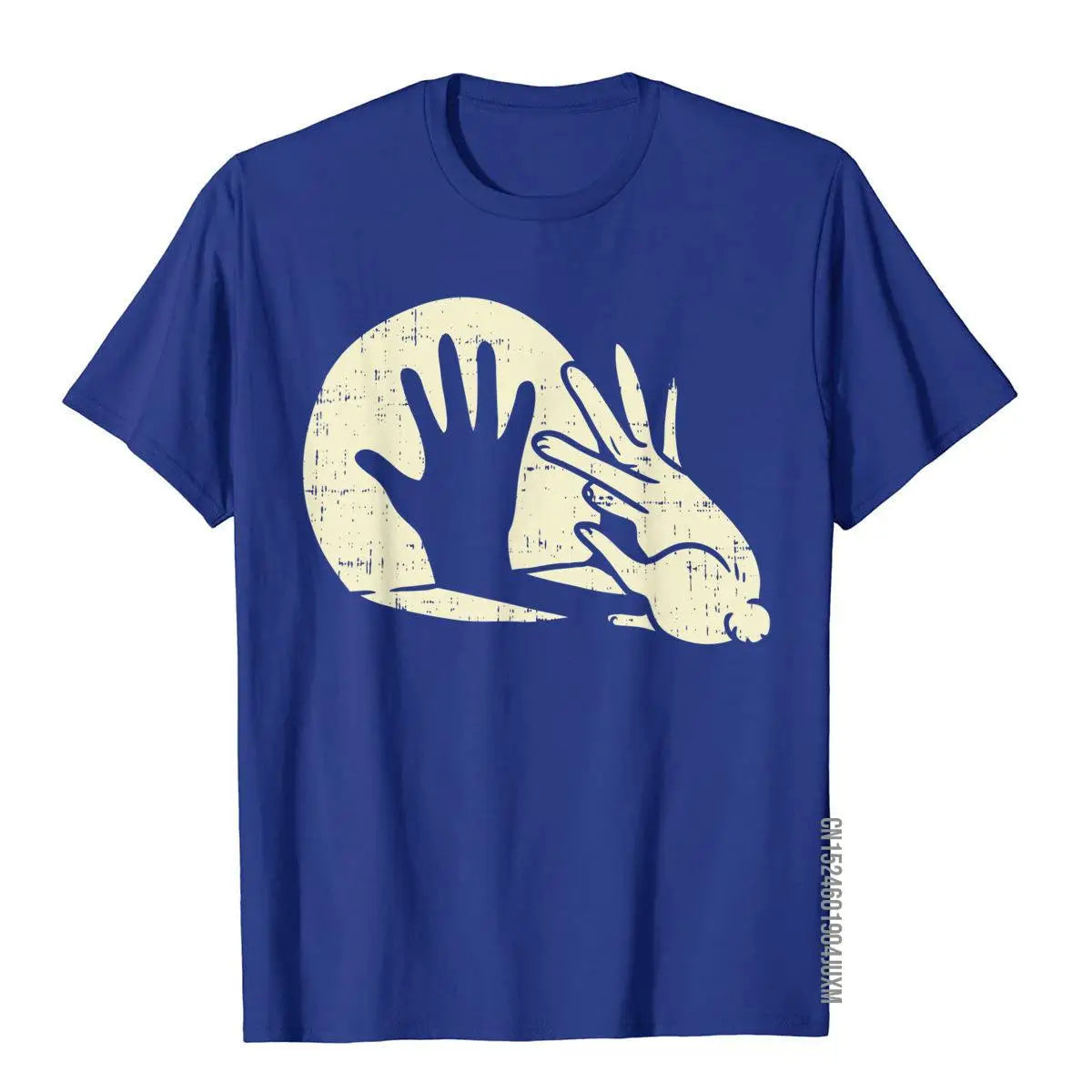 Funny Rabbit Shadow Play T-Shirt – Bunny Lover Pun Tee for Men - Image 9