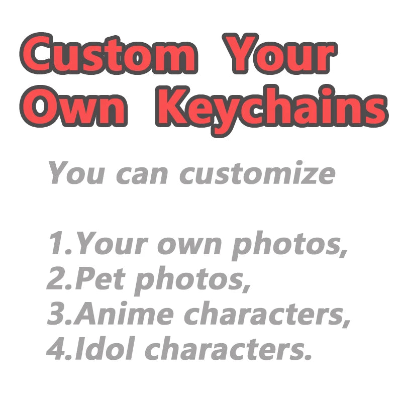 Custom Pet Dog & Cat Acrylic Keychain – Personalized Photo Cartoon Charms - Image 4