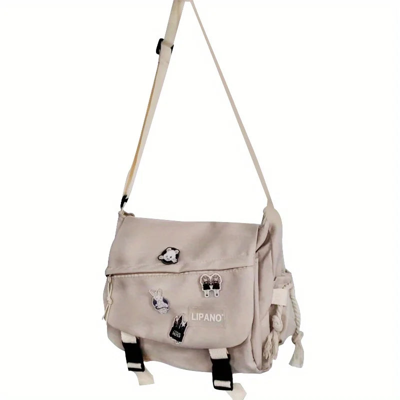 Men's Nylon Messenger Bag – Trendy Shoulder & Crossbody Bag for School or Daily Use - Image 12