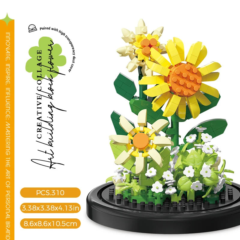 Micro Particle Building Block Bouquet - Image 3