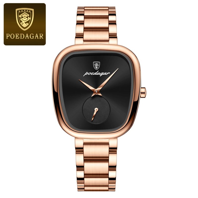 Luxury Waterproof Stainless Steel Quartz Watch - Image 7