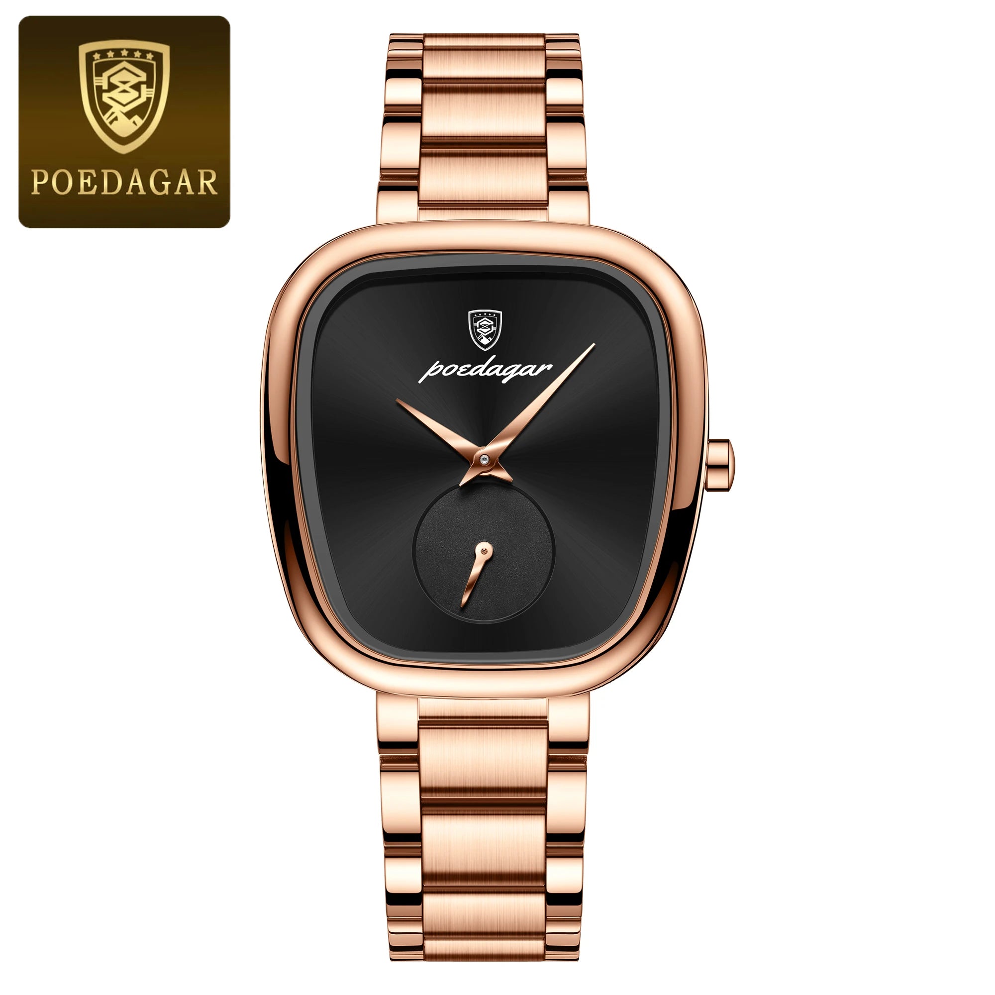 Luxury Waterproof Stainless Steel Quartz Watch - Image 7