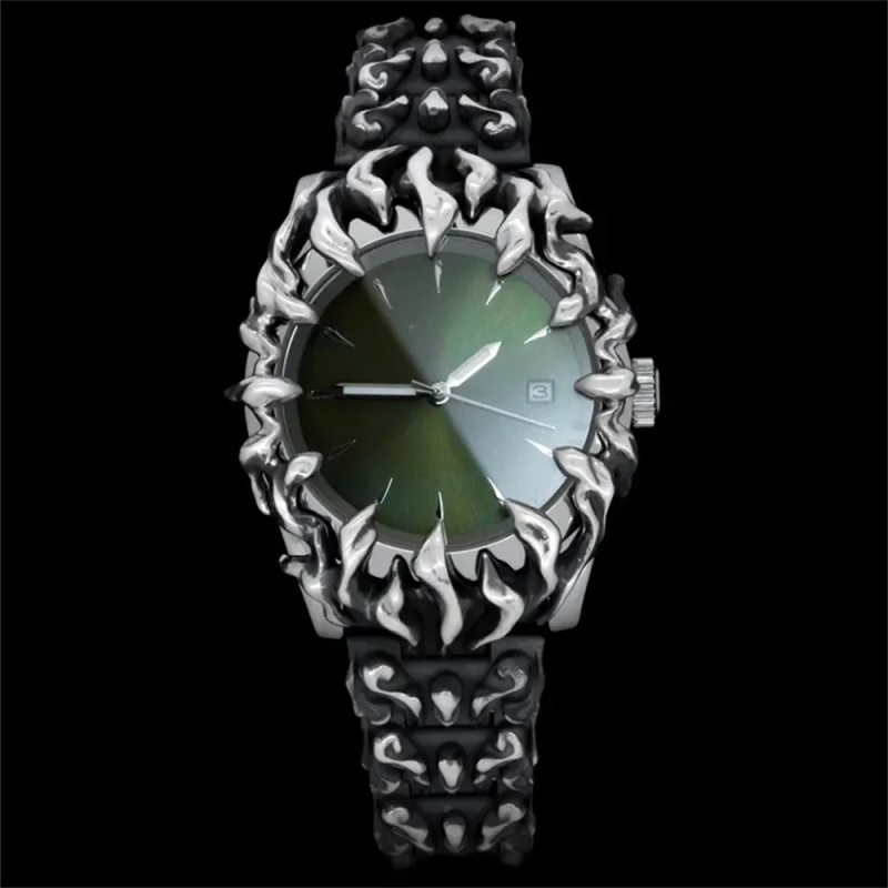 Retro Y2K Claw Watch – Alabaster-Style Fashion Timepiece with Unique Design - Image 10