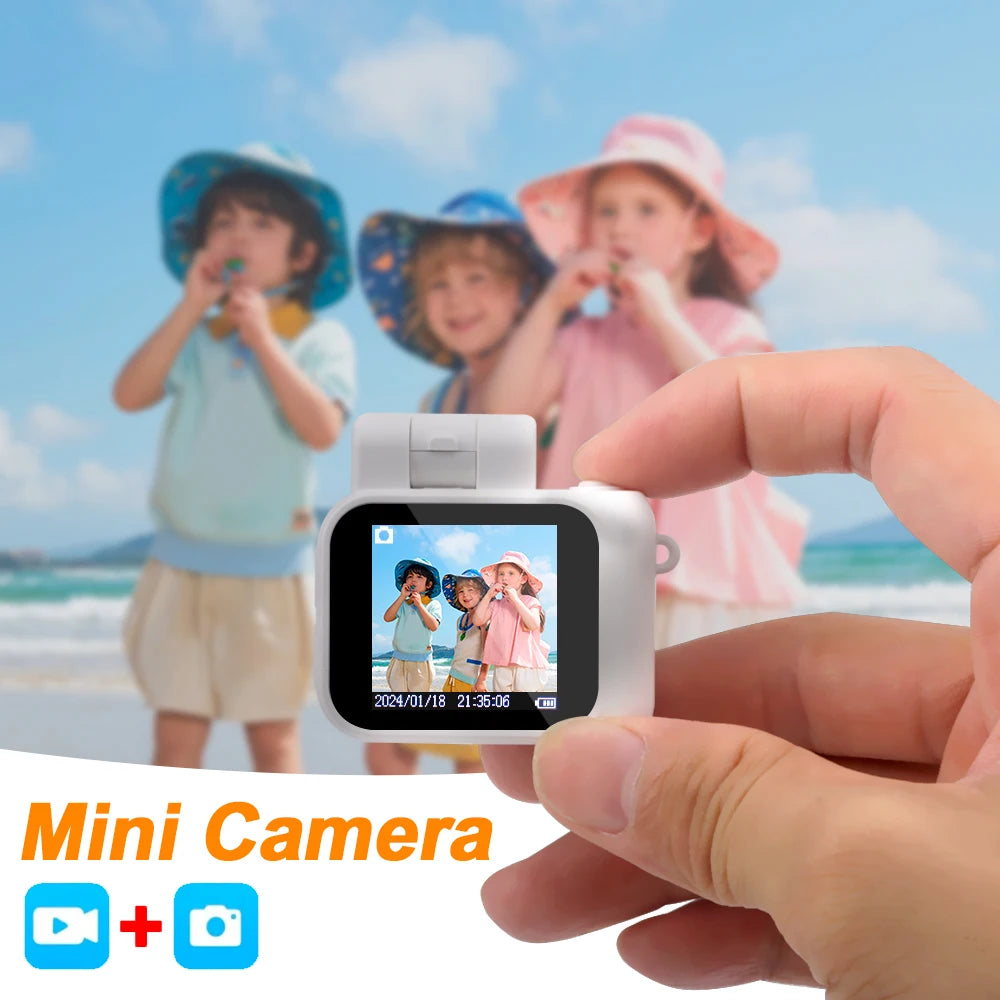Y4000 Mini Camera with Screen – HD 1080p Portable Retro Video Recorder with Flash & Battery Dock - Image 4
