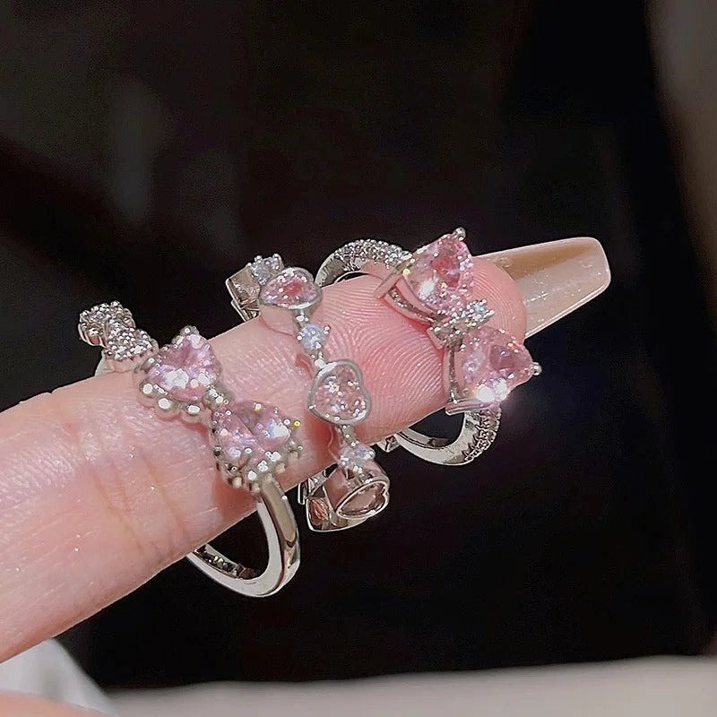 Fairy Sparkling Crown Rings - Image 5