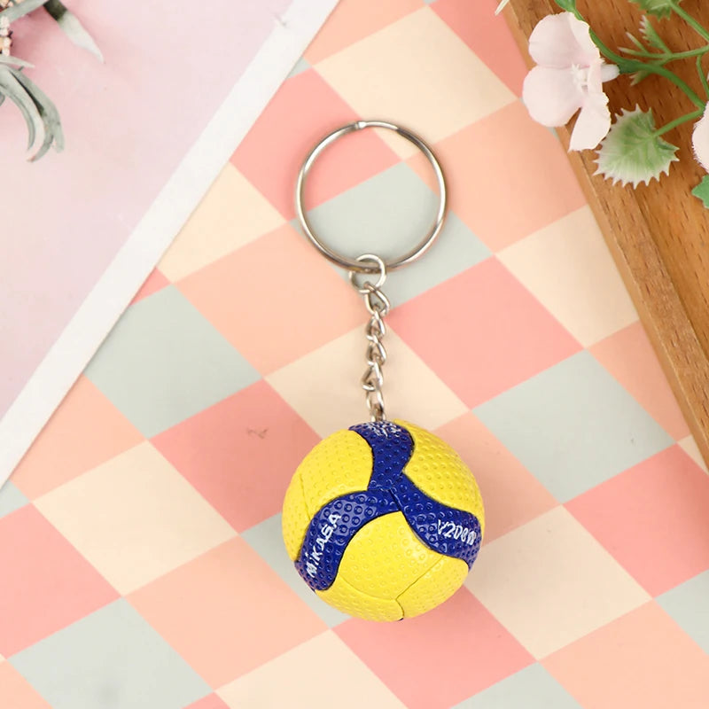 Fashion PVC Volleyball Keychain - Image 7