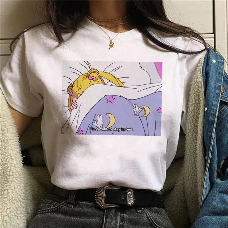 Sailor Moon Women’s T-Shirt – Personalized Print, Large-Size Short Sleeve Tee for Girls & Birthday Gifts - Image 8