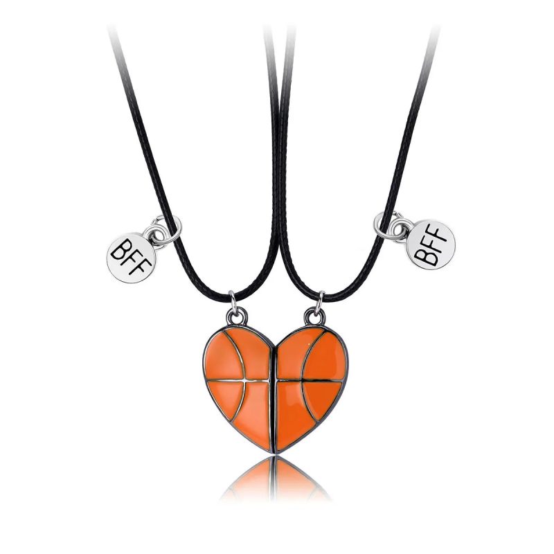 I Love You Best Friends Couple Necklace – Puzzle BFF, Key & Lock, Tai Chi Heart Pendants - Image 24
