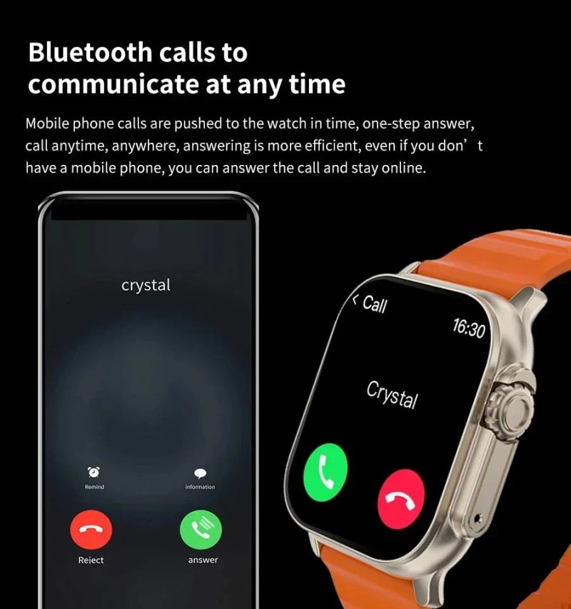 LAXASFIT T900Ultra Smartwatch – Bluetooth Call & Fitness Tracker for Men & Women - Image 5