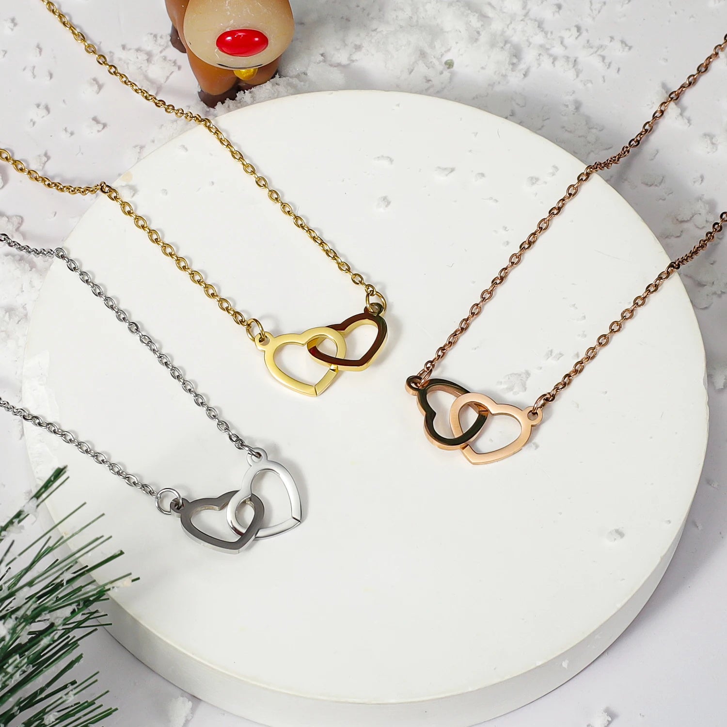 ETERNAL ROSE Jewelry Box – Personalized Heart Pendant Name Necklace for Women - Image 8