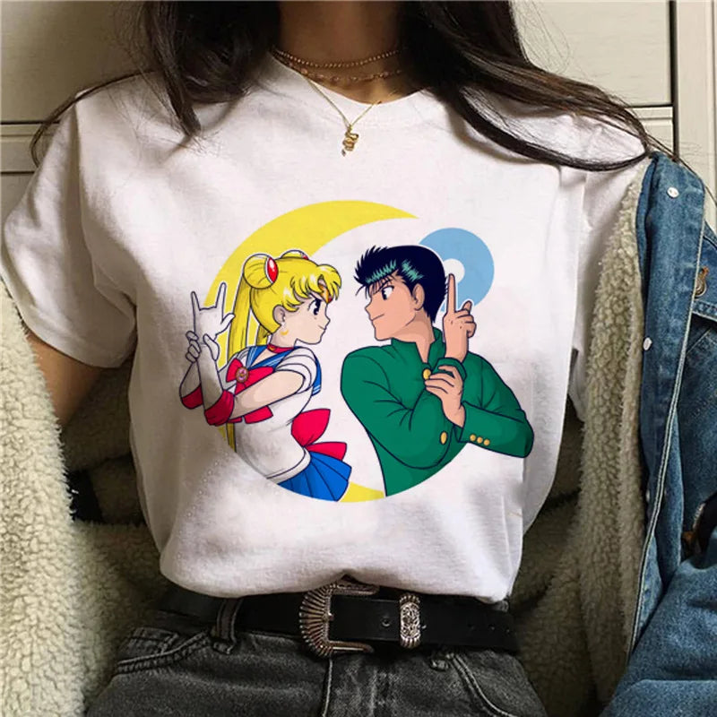 Sailor Moon Women’s T-Shirt – Personalized Print, Large-Size Short Sleeve Tee for Girls & Birthday Gifts - Image 23