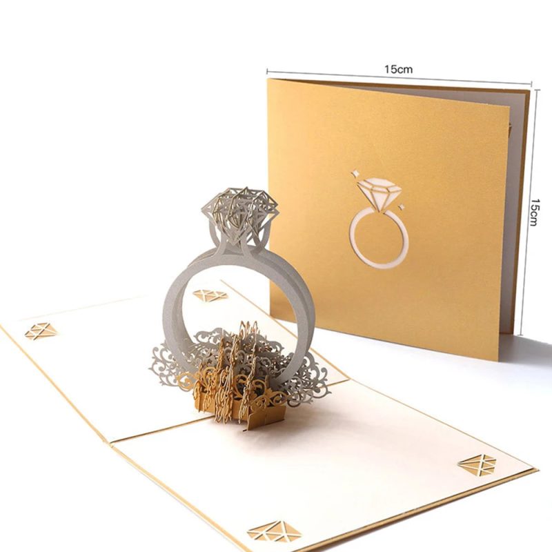 Hot 3D Creative Card – Valentine's Day, Wedding Invitation & Thank You Card - Image 31