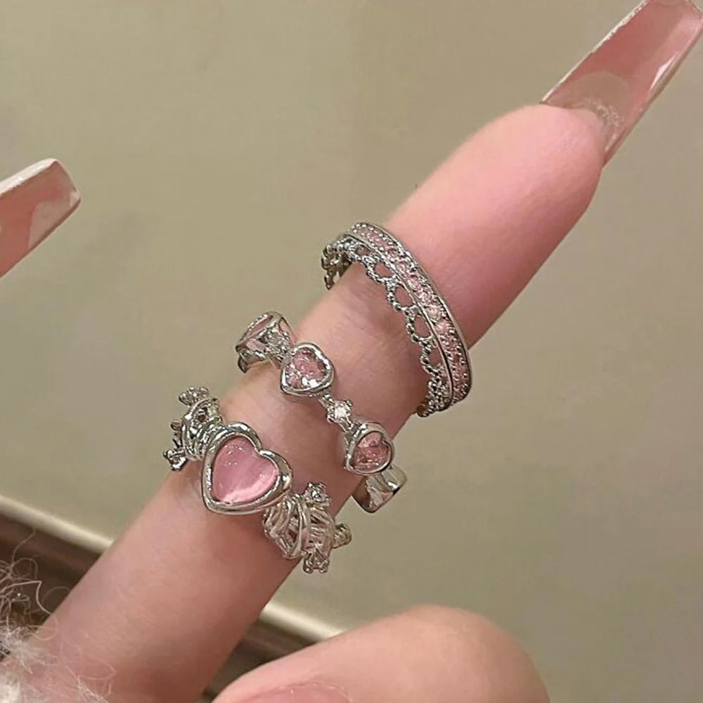 Fairy Sparkling Crown Rings - Image 6