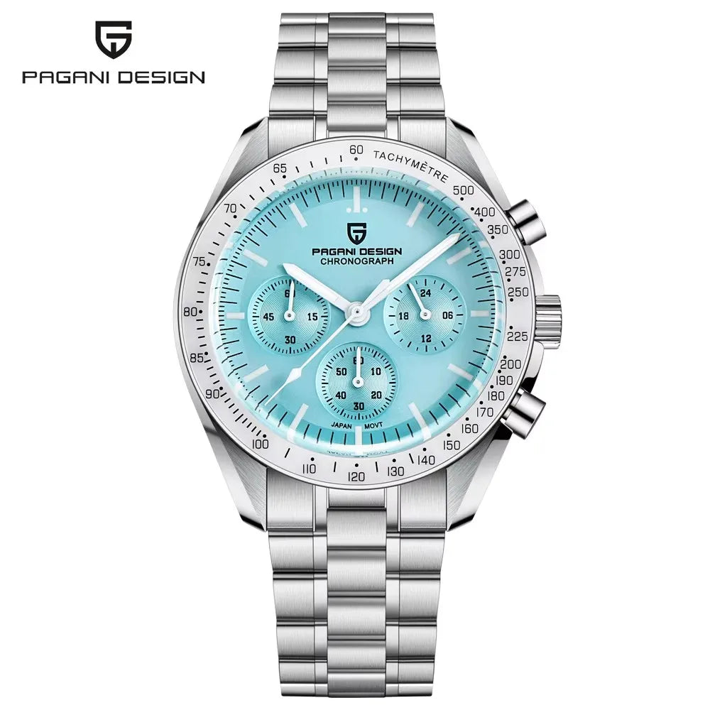 2025 New PAGANI DESIGN Moon V6 Men's Watch – Luxury Chronograph Quartz Timepiece with Sapphire Mirror - Image 14