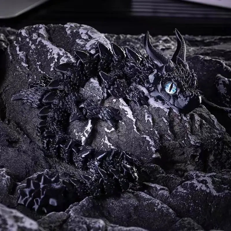 3D Printed Magic Dragon Fidget Toy – Movable Joint Articulated Desktop Ornament for Kids & Adults - Image 6