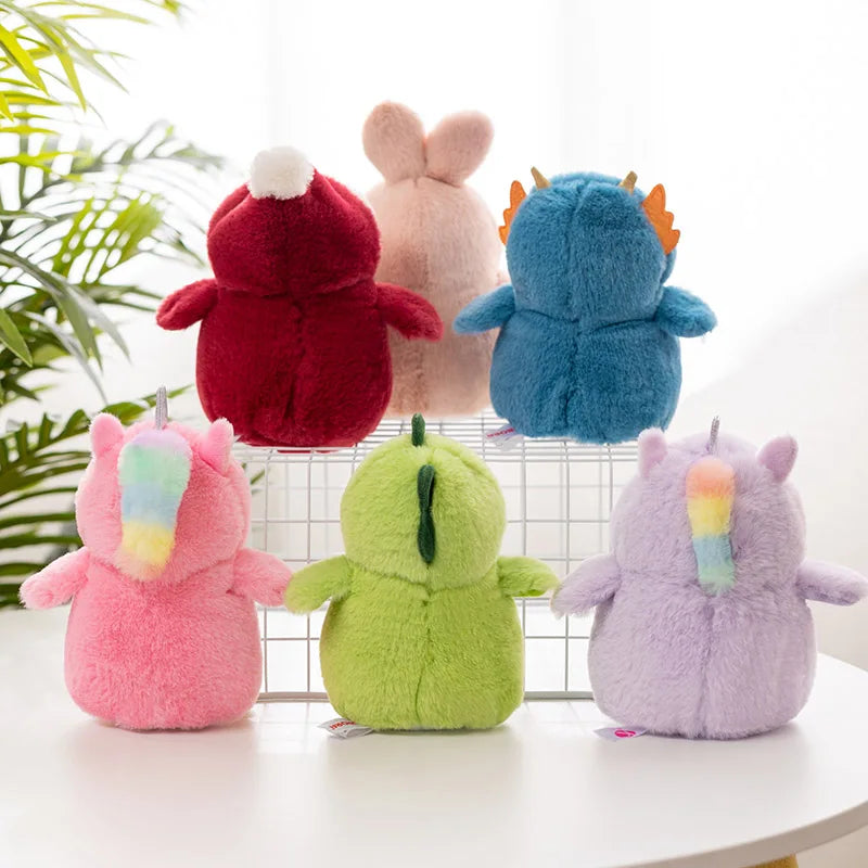 Lovely Cartoon Mollusk Penguin Cosplay Plush – Cross-dress Rabbit, Unicorn & Dinosaur Gifts - Image 6