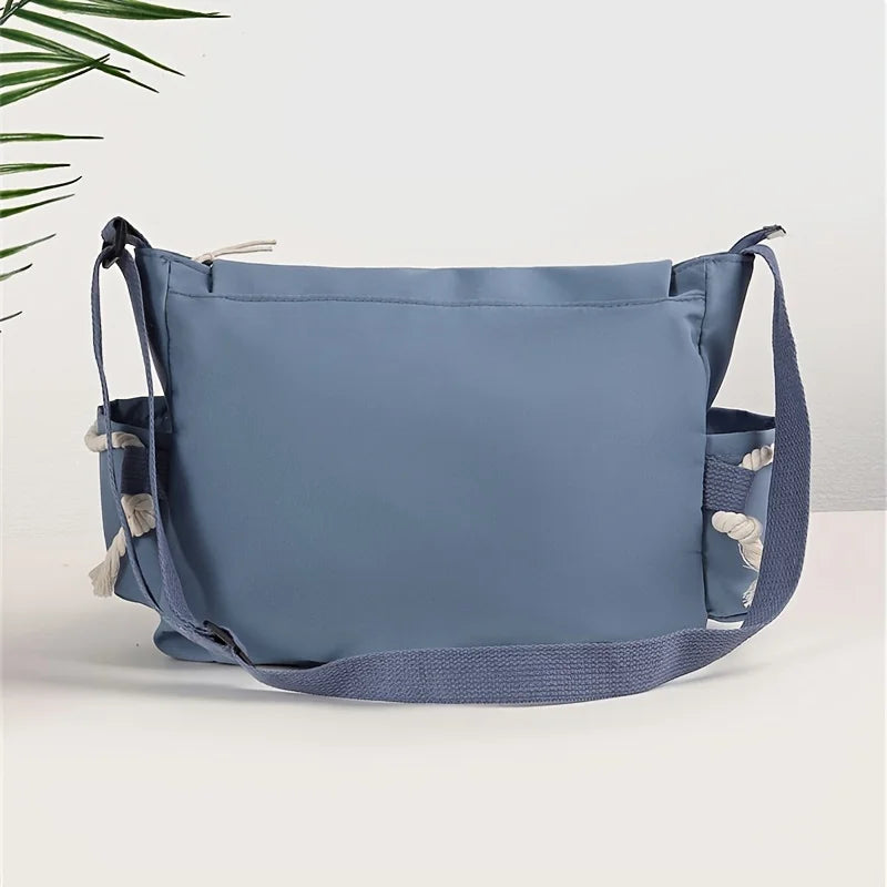 Men's Nylon Messenger Bag – Trendy Shoulder & Crossbody Bag for School or Daily Use - Image 6