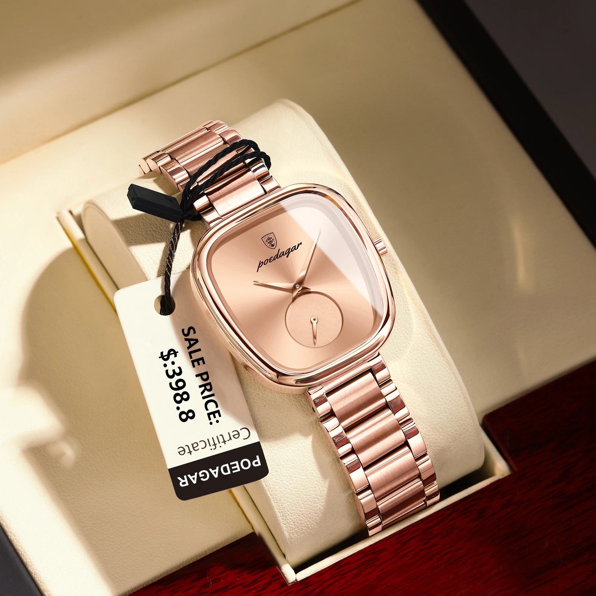 Luxury Waterproof Stainless Steel Quartz Watch - Image 2