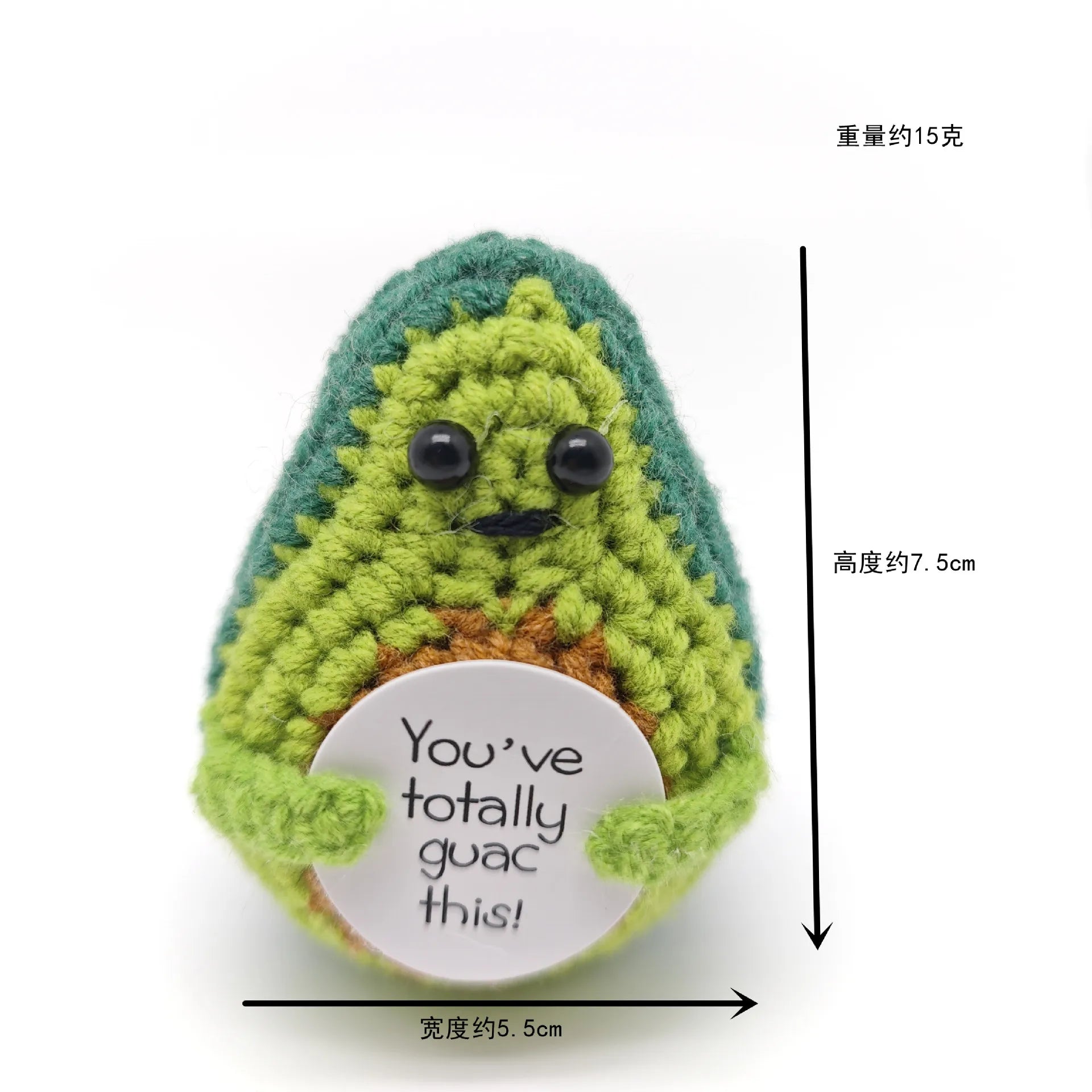 Funny Crochet Positive Energy Shark Doll – Emotional Support & Cute Knitted Woolen Bee Decor - Image 29
