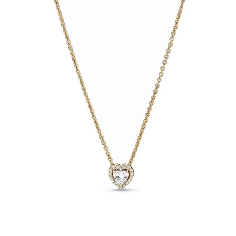 New Fine Red Love Heart Necklace – 925 Silver-Plated with Shining Zircon Bow - Image 63