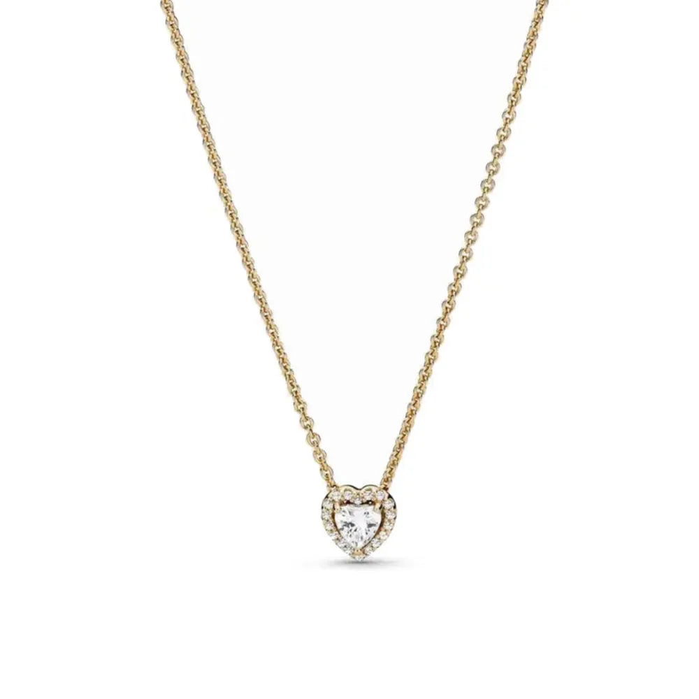 New Fine Red Love Heart Necklace – 925 Silver-Plated with Shining Zircon Bow - Image 63