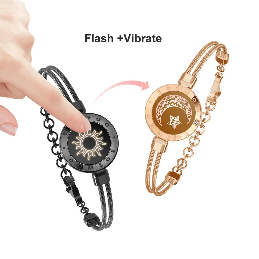 Long Distance Touch Bracelets for Couples - Image 10