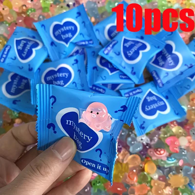 60pcs Glow In The Dark Mini Resin Animals & Mushroom Blind Bags – Fairy Garden Decor & Micro Landscape Surprise - Image 15