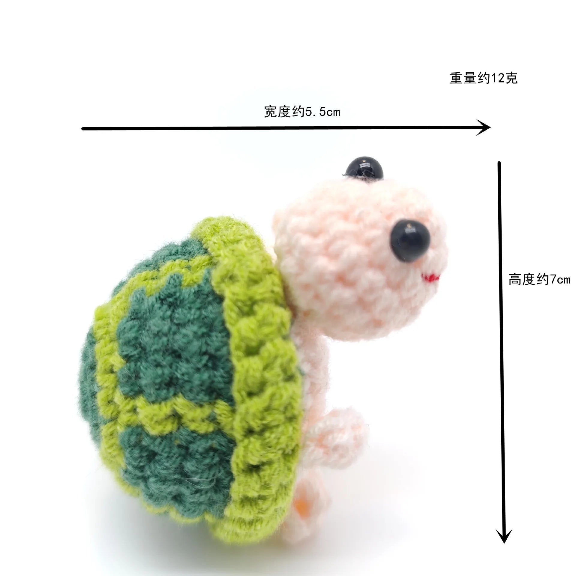Funny Crochet Positive Energy Shark Doll – Emotional Support & Cute Knitted Woolen Bee Decor - Image 43