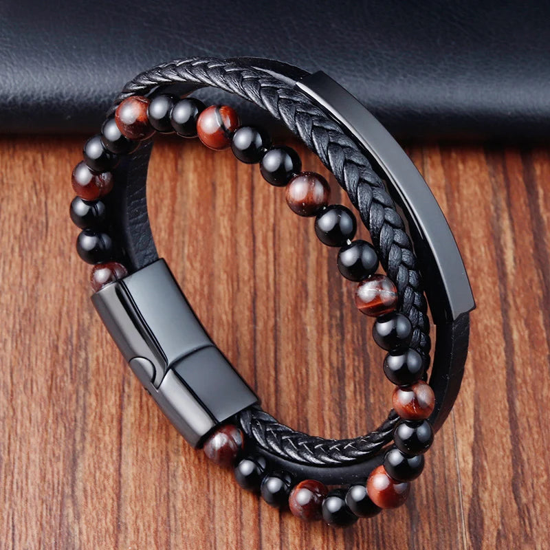 Charm Braid Rope Bracelet for Men - Image 17