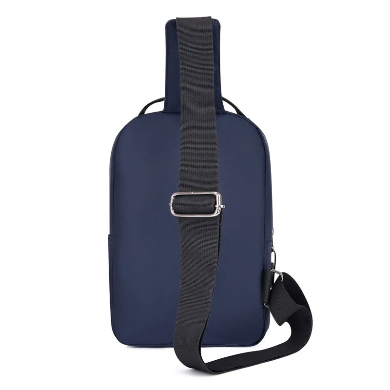 Men's Large Capacity Chest Bag – Lightweight Nylon Crossbody Shoulder Backpack for Travel - Image 4