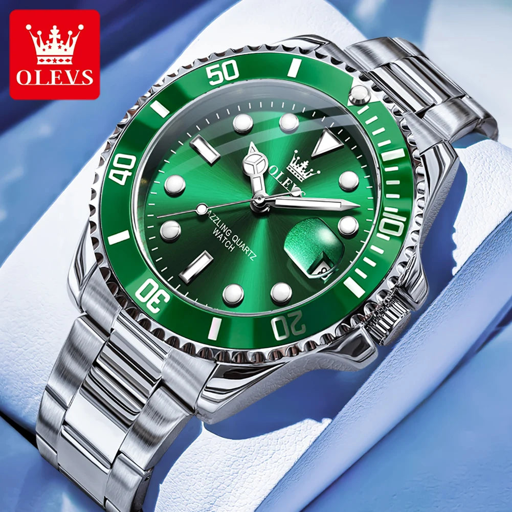 OLEVS 5885 Men's Watch – Original Brand Waterproof Quartz Watch with Stainless Steel Strap & Date Display - Image 13