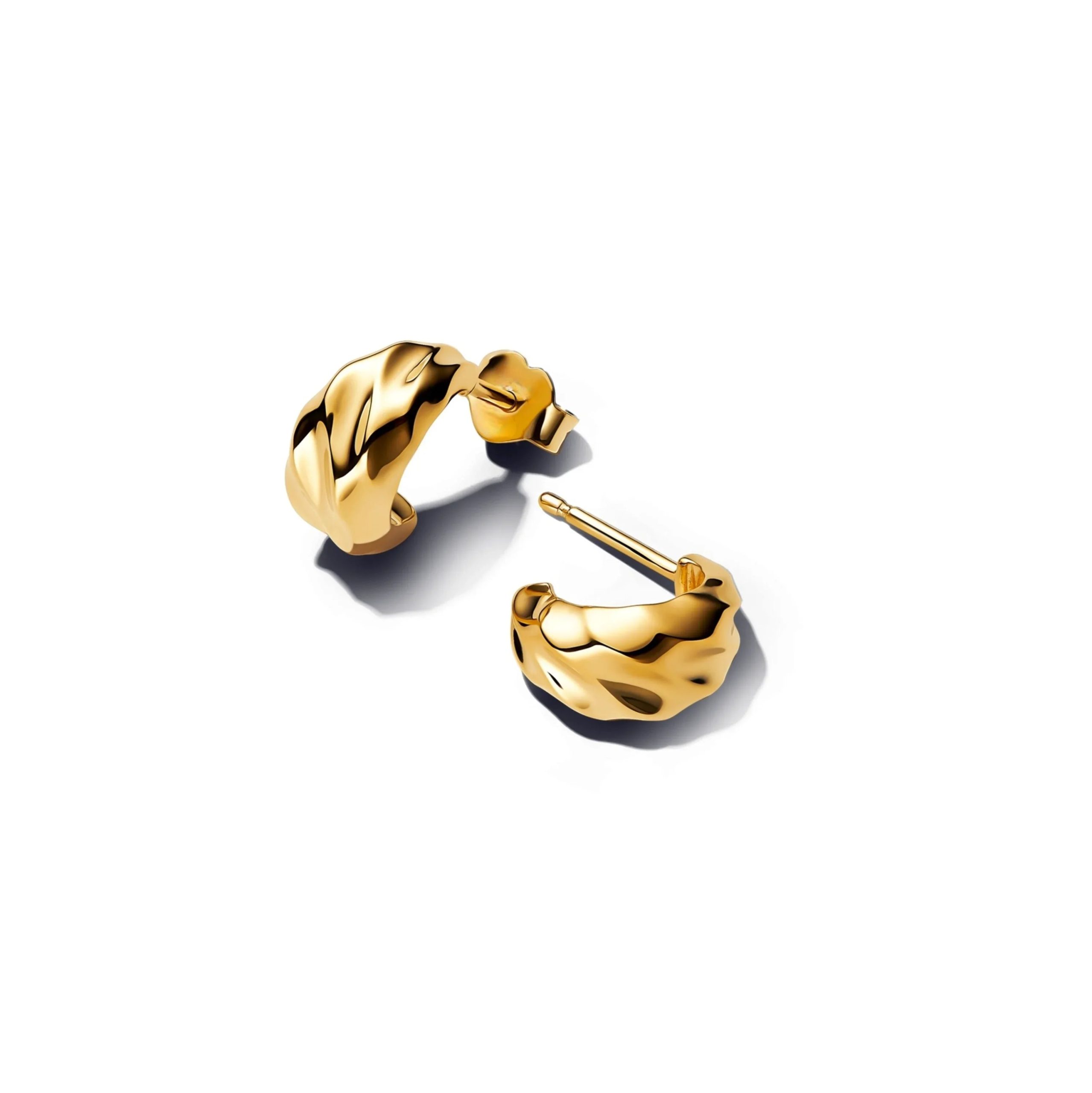 Luxury Original 925 Sterling Silver Chunky Hoop Earrings – Big Heart Circle Zircon Design - Image 32