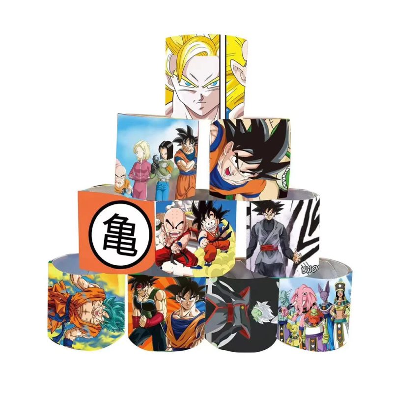 Dragon Ball Slap Bracelets – 12/24/36pcs Anime Party Favors for Kids’ Birthdays & Events - Image 5